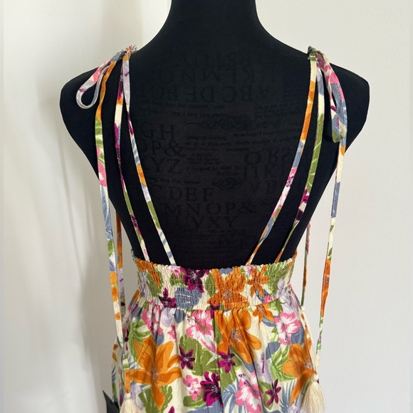 Lulus Paradise Perfect Cream Floral Tie-Strap Wide-Leg Jumpsuit - Picture 11 of 16